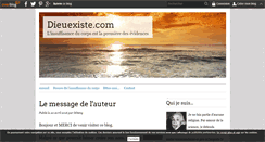Desktop Screenshot of dieuexiste.com